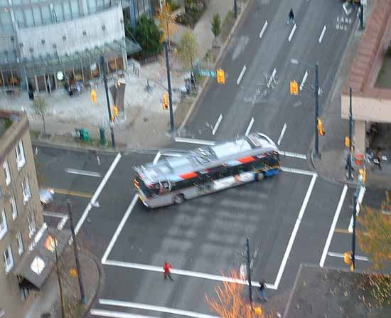 Coast Mountain Bus New Flyer trolley